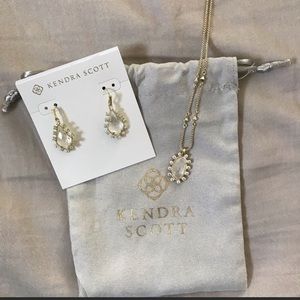 Kendra Scott Juniper Earring/Brett Necklace Set
